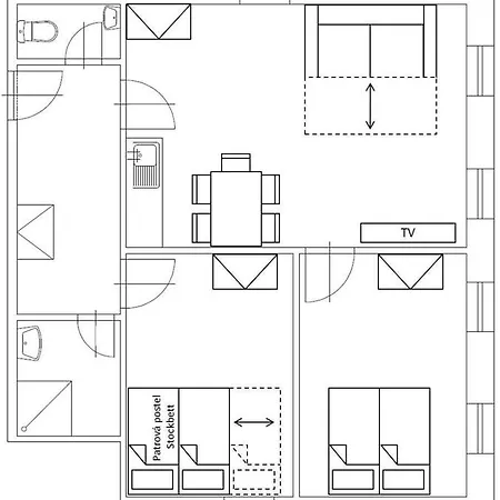 Apartman U Lisek Janov nad Nisou Exterior photo